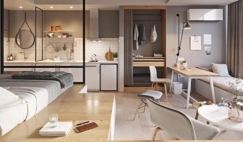 Căn hộ studio tại Imperia Holiday – Quảng Ninh được thiết kế thông minh với không gian mở, tích hợp khu bếp, bàn làm việc và giường ngủ, tối ưu hóa diện tích sử dụng cho cuộc sống hiện đại.