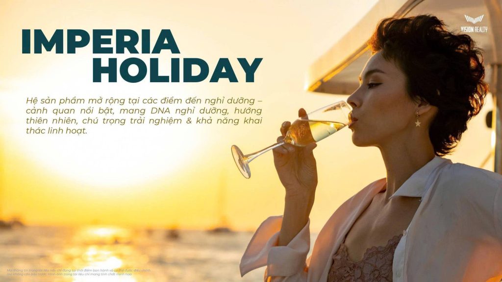 Imperia Holiday – biểu tượng nghỉ dưỡng cao cấp với trải nghiệm phong cách sống thượng lưu, hòa mình vào thiên nhiên và tận hưởng đặc quyền thư giãn đỉnh cao bên vịnh biển