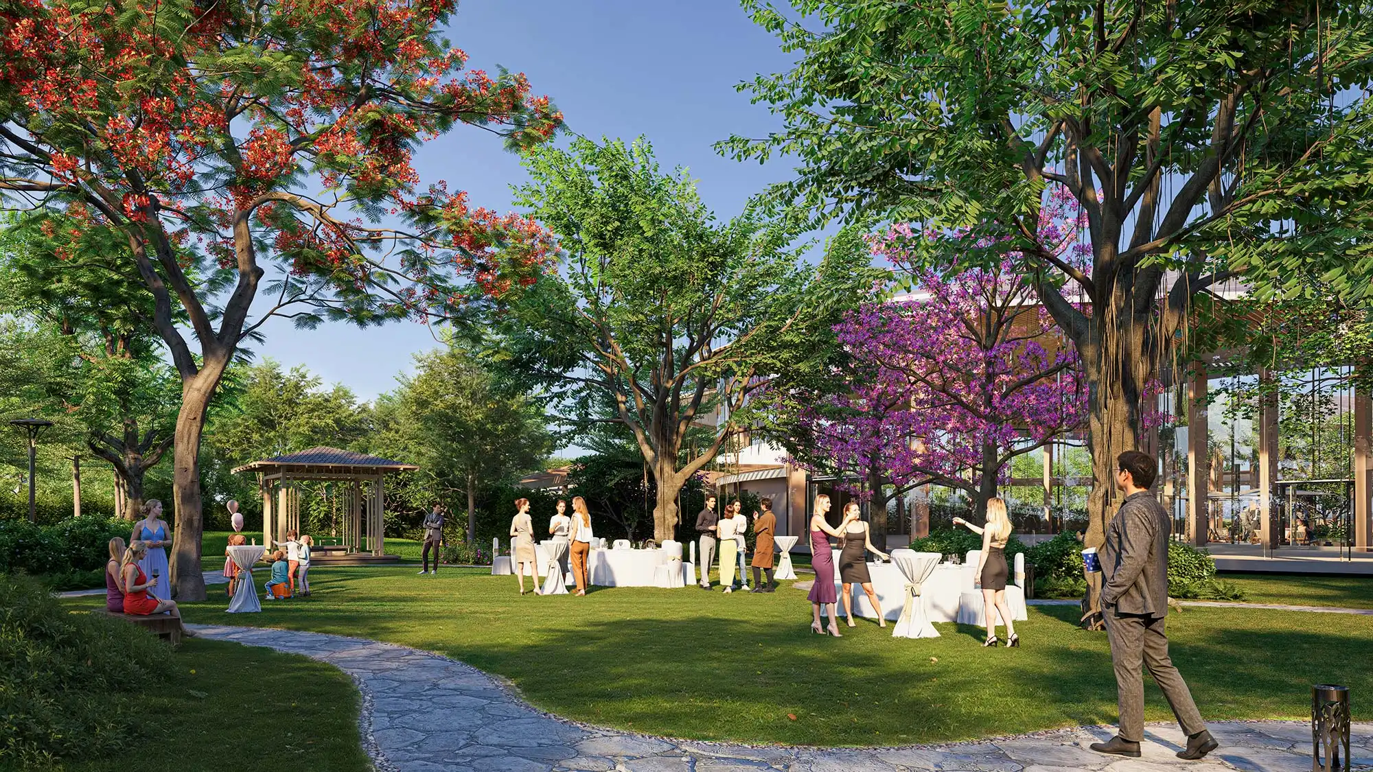 Không gian xanh, trong lành tại Alluvia City Không gian xanh, trong lành tại Alluvia City