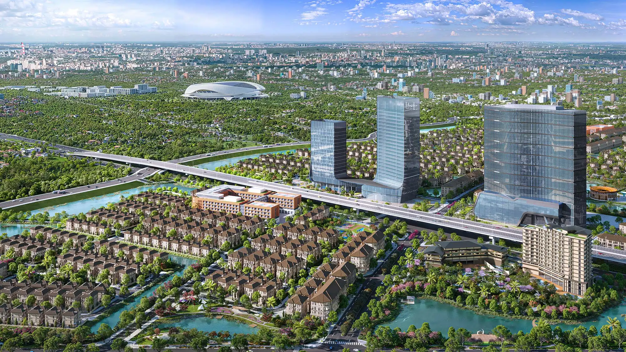 Phối cảnh dự án Alluvia City