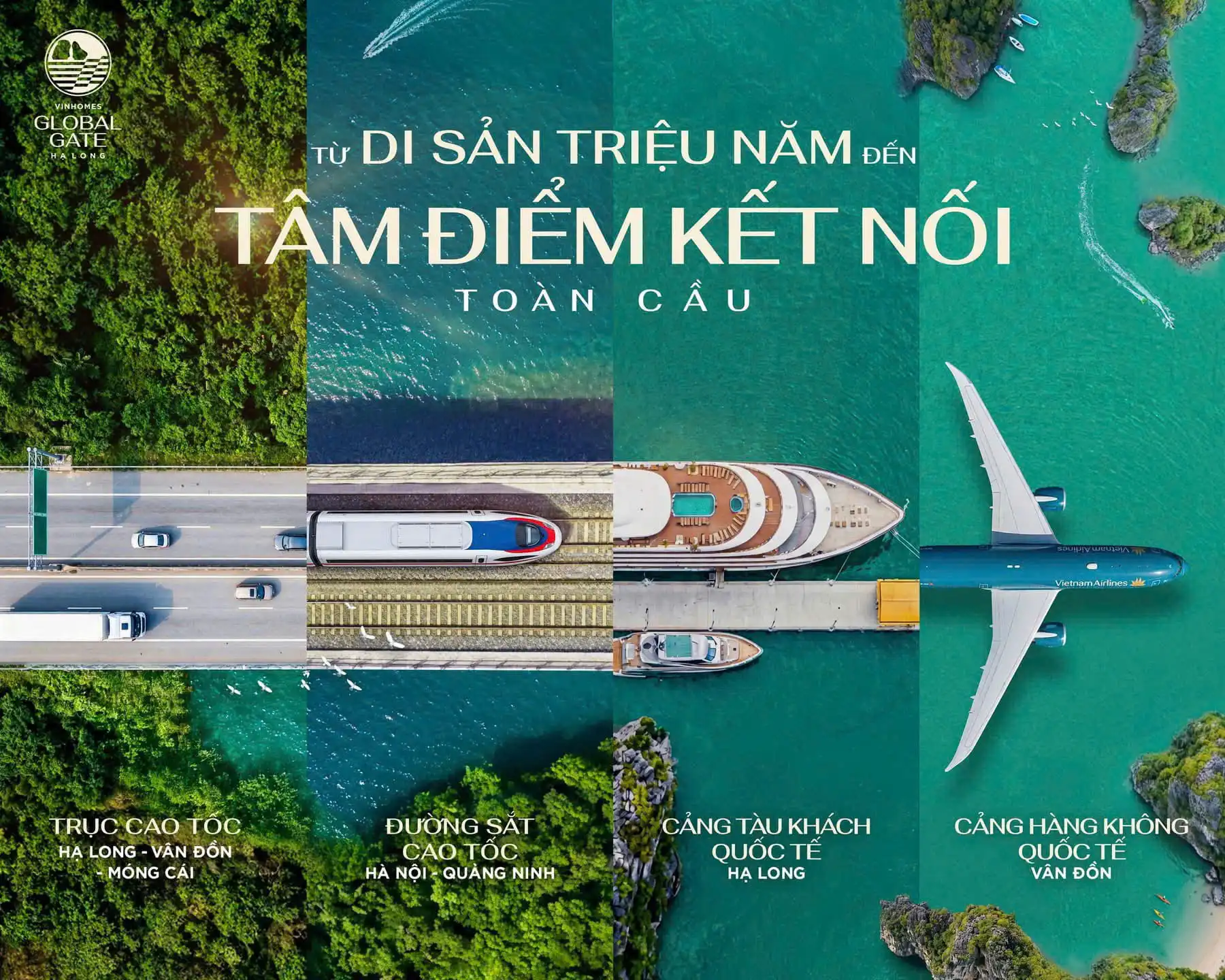 Vinhomes Hạ Long Xanh - Từ di sản triệu năm đến tâm điểm kết nối toàn cầu